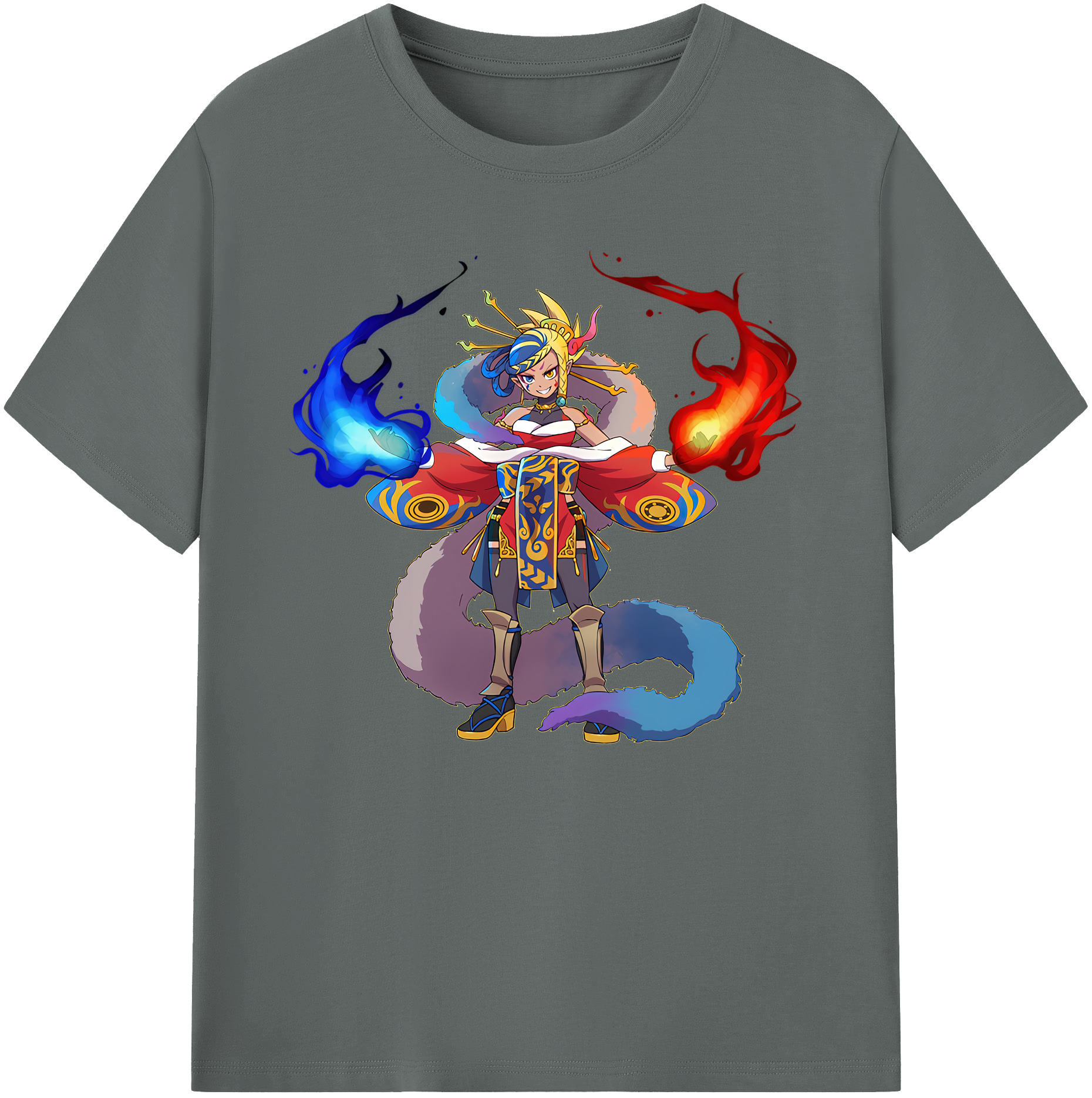 （画像用） 妖怪ウォッチ Yo-kai Watch 綿100％ メンズ半袖Tシャツ｜肌触りやわらか＆通気性